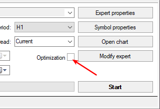Backtest Visual mode