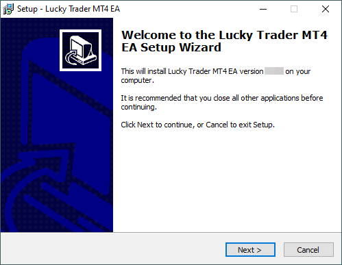 Setup Welcome Page.