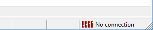 No connection